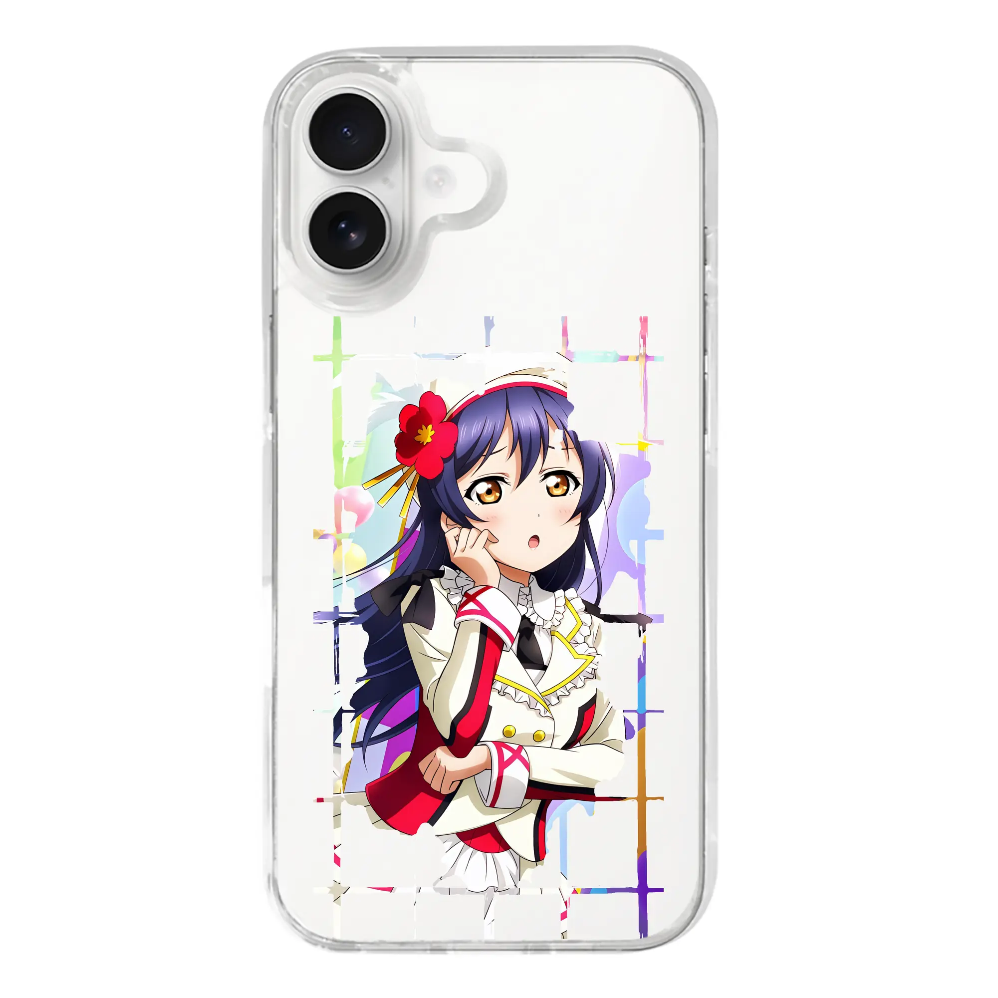 Love Live! グッズ,園田海未 - iPhone 17シリーズ 透明スマホケース – 薄型・耐衝撃・精密フィット保護カバー